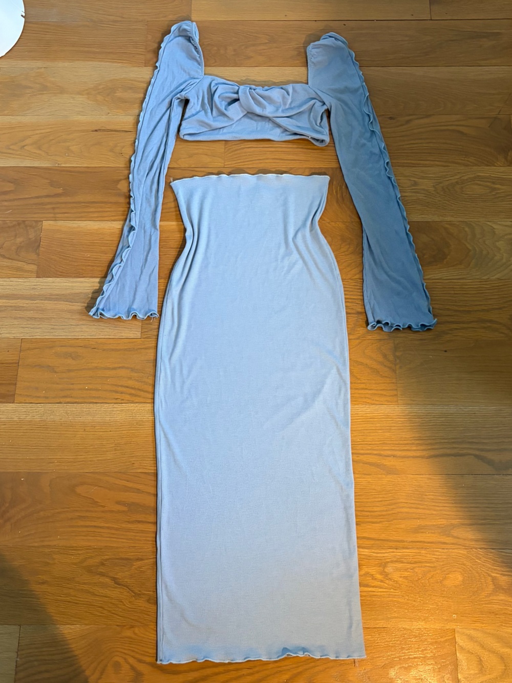 Camila Coelho Matching Set in Light Blue